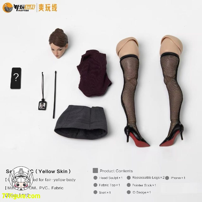 【予約商品】Nottaa Collection 1/12 セリナ DLC アクセサリーパック 黄い肌Ver.