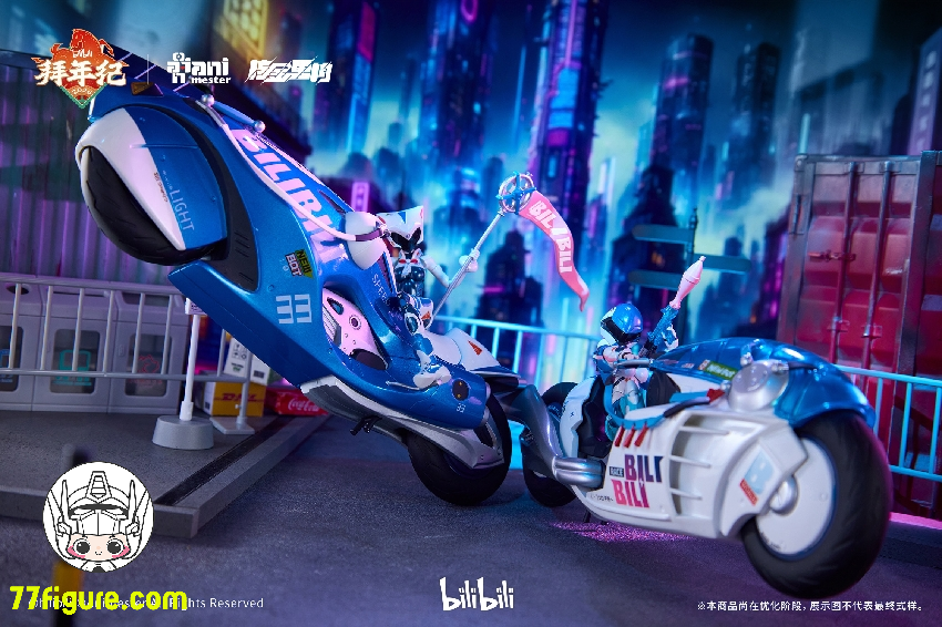 【予約受付終了】Animester X Bilibili 1/12 2233 スピードスリップストリーム 拜年紀 ダブルモーターバイクセット 塗装済み可動フィギュア