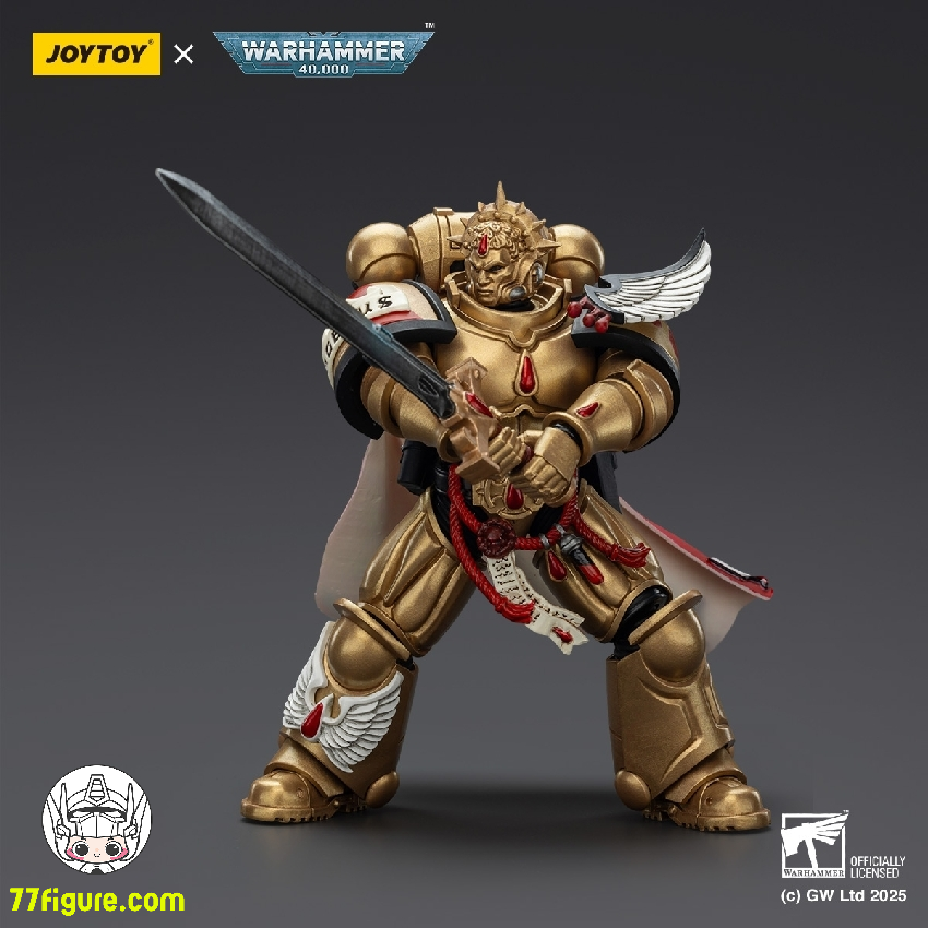 【予約商品】ジョイトイ JoyToy Source 1/18 『ウォーハンマー40K』ブラッド エンジェル キャプテン ヘビー ボルト ピストルとパワーソード付き 塗装済み可動フィギュア