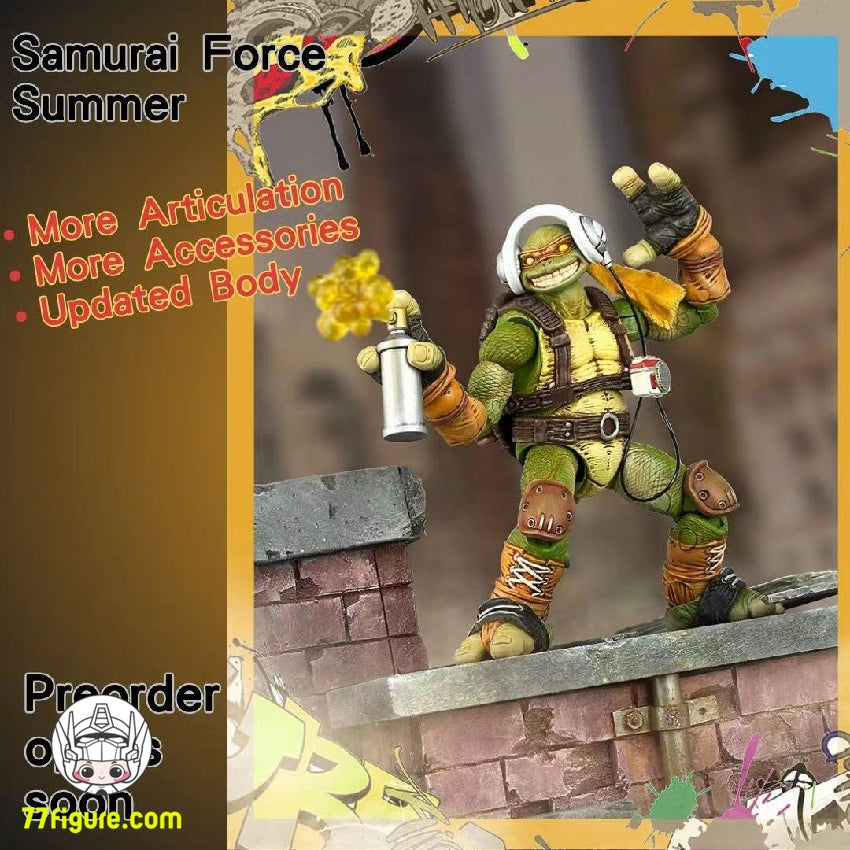 Fury Toys 1/12 『サムライタートルズ』サマー セット アクセサリー付き 塗装済み可動フィギュア