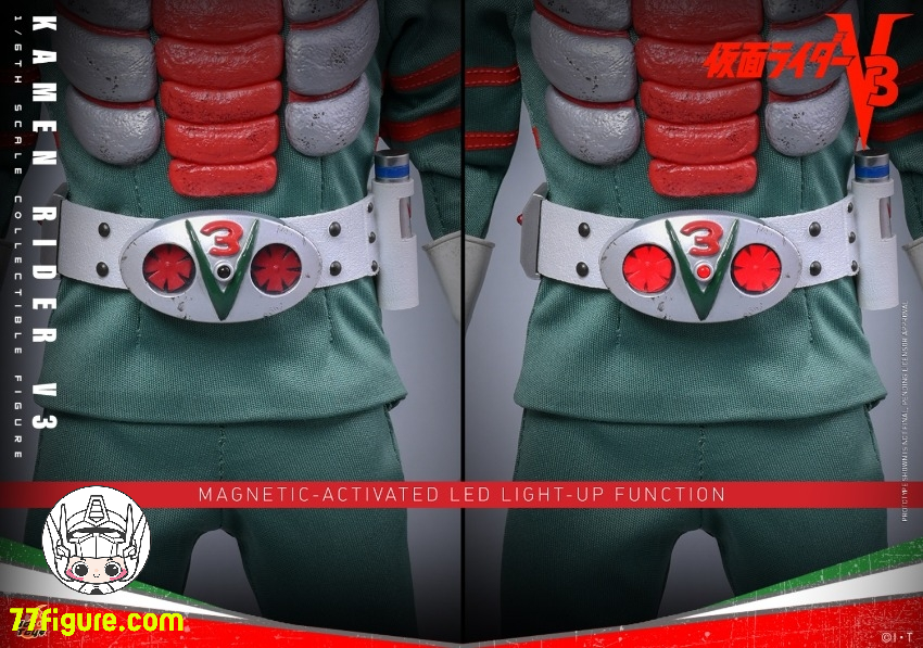 【予約商品】HotToys 1/6 TMS162B 仮面ライダーV3 風見志郎 限定版 塗装済み可動フィギュア