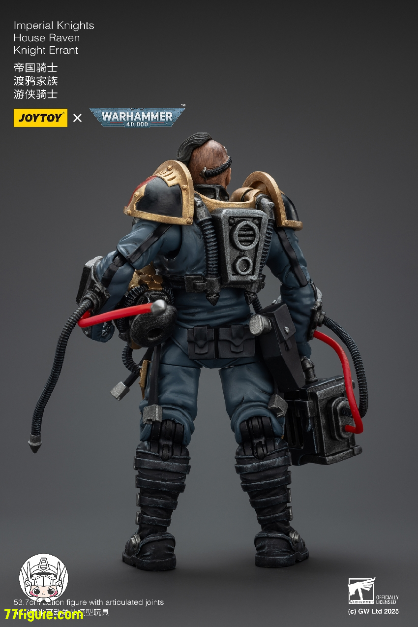 【予約商品】ジョイトイ JoyToy Source 1/18 『ウォーハンマー40K』インペリアル ナイト ハウス レイヴン ナイト エラント 塗装済み可動フィギュア