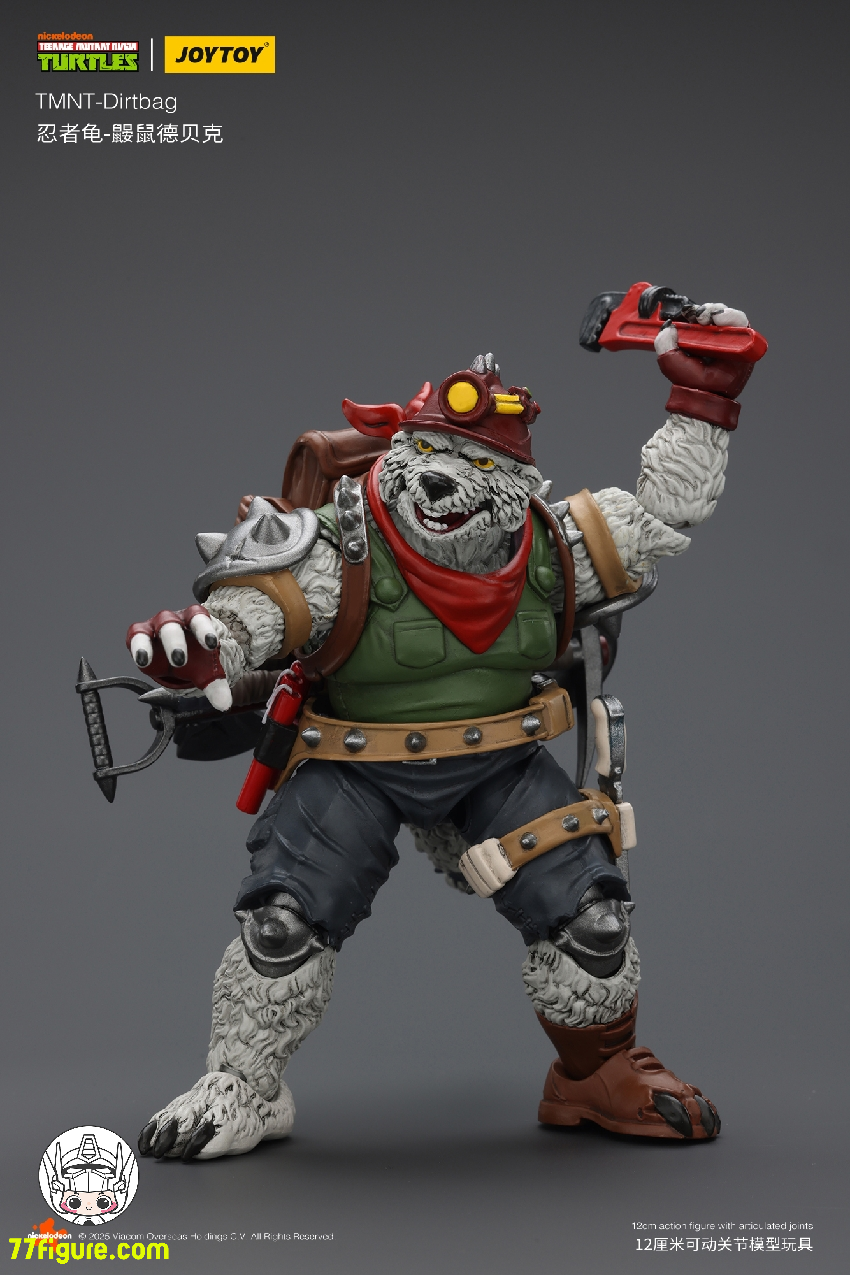 【品切れ】ジョイトイ JoyToy 1/18 ティーンエイジ ミュータント ニンジャ タートルズ 『TMNT 』ダートバッグ 塗装済み可動フィギュア