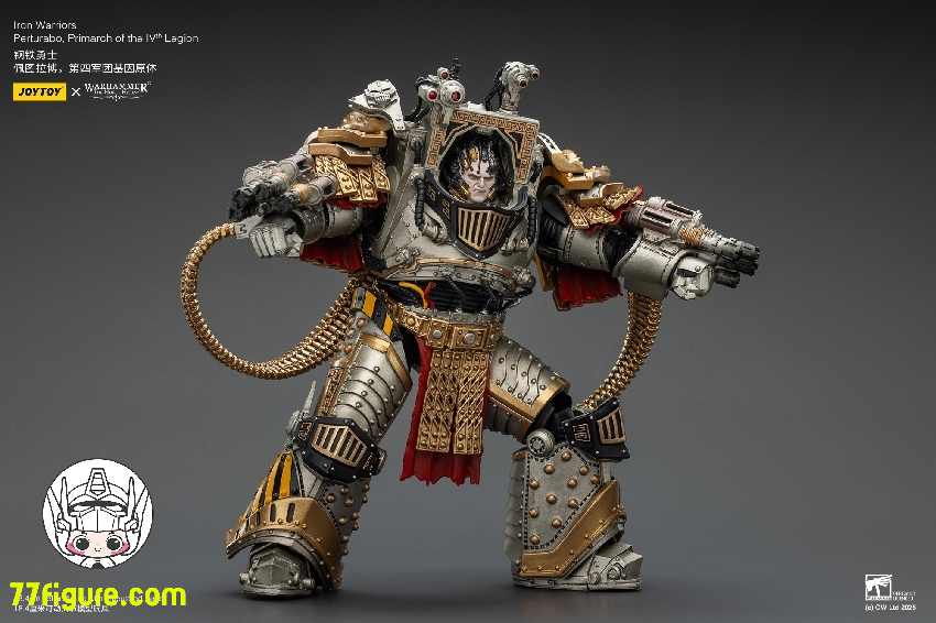 【予約商品】ジョイトイ JoyToy Source 1/18 『ウォーハンマー ホルスの異端』アイアン・ウォリアーズ 第4軍団のプライマーク パータラボ 塗装済み可動フィギュア