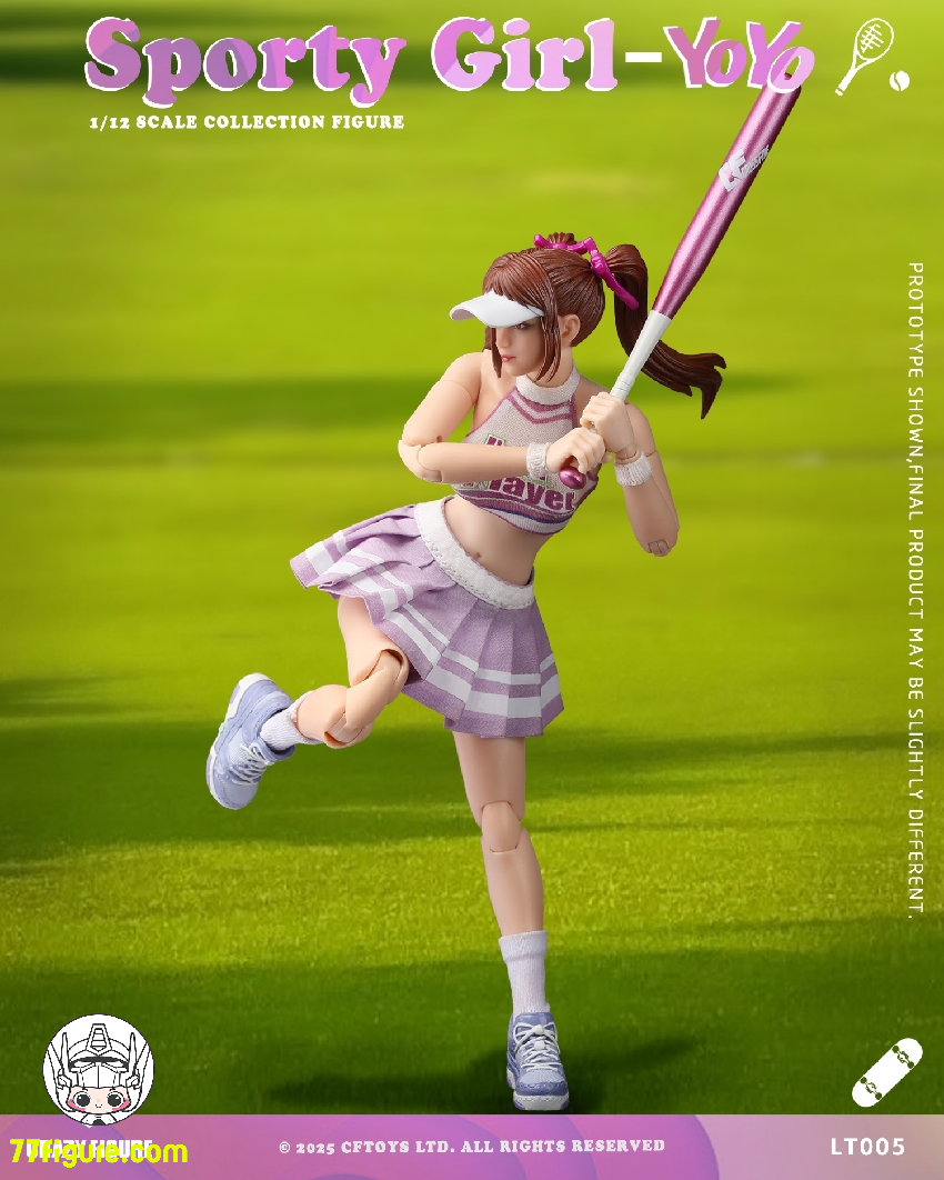 【予約商品】Crazy Figure 1/12 LT005 スポーティガール ヨーヨー 塗装済み可動フィギュア