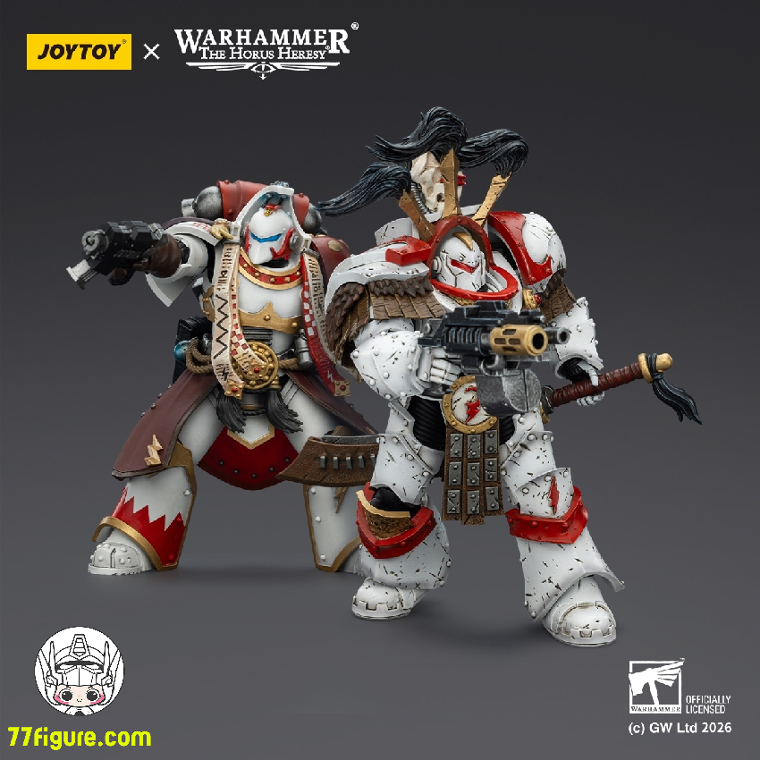 【予約受付終了】ジョイトイ JoyToy Source 1/18 『ウォーハンマー40K』ホワイト・スカーズ 二体セット 塗装済み可動フィギュア