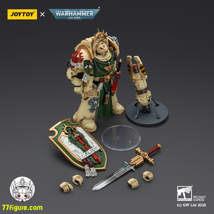 【予約商品】ジョイトイ JoyToy Source 1/18 『ウォーハンマー40K』ダーク エンジェル デスウィングナイト1 パワーソードストームシールドとテレポートホーマー付き 塗装済み可動フィギュア