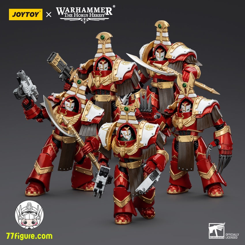 【品切れ】ジョイトイ JoyToy Source 1/18 『ウォーハンマー ホルスの異端』千子 セクメト ターミネーター カバル セクメト 5体セット 塗装済み可動フィギュア