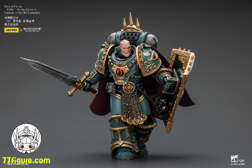 【予約商品】ジョイトイ JoyToy Source 1/18 『ウォーハンマー ホルスの異端』第5中隊長 リトル・ホルス・アクシマンド 塗装済み可動フィギュア