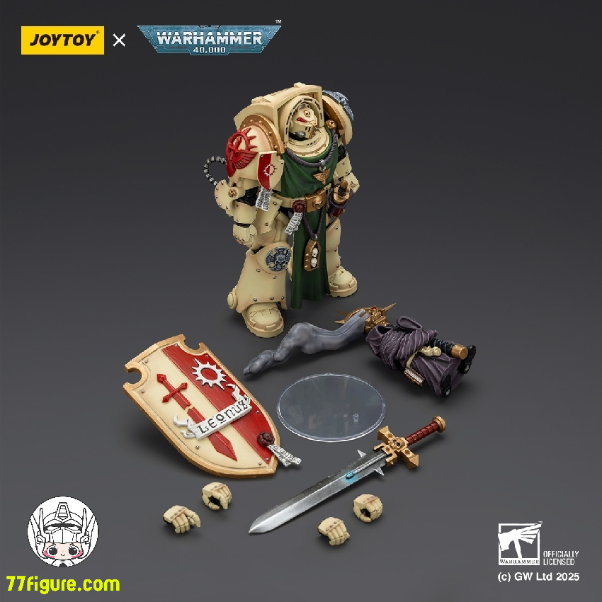 【予約商品】ジョイトイ JoyToy Source 1/18 『ウォーハンマー40K』ダーク エンジェル デスウィングナイト2 パワーソードストームシールドとダークウォッチャー付き 塗装済み可動フィギュア