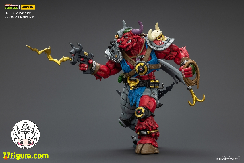 【品切れ】ジョイトイ JoyToy 1/18 ティーンエイジ ミュータント ニンジャ タートルズ 『TMNT 』グランドチャック 塗装済み可動フィギュア