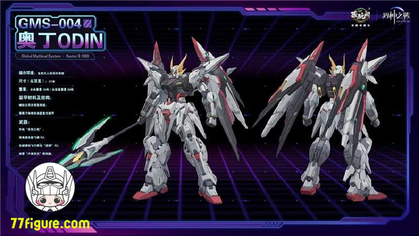 蔵玩閣 Cang-Toys GMS-004 「界神の戦」セクターS 1850 オーディン レフ・エリクソン プラモデル