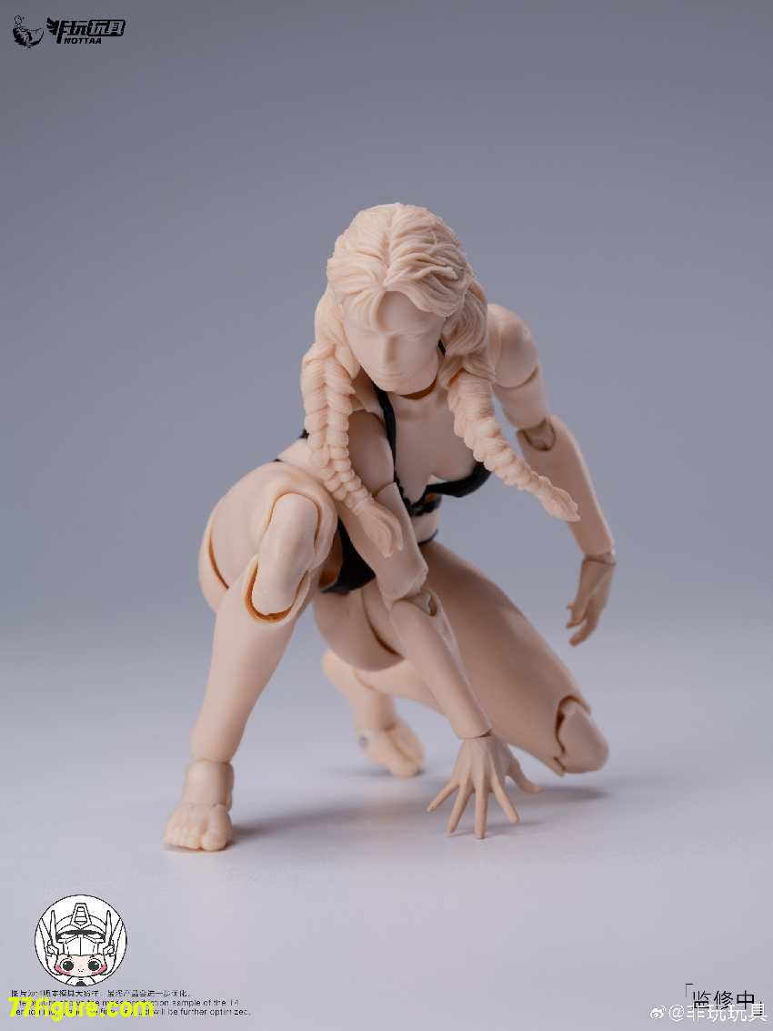 【予約商品】Nottaa Collection 1/12 NT-04 小芳 ホワイト ワンピース ネックボディ 公式ストア特別版