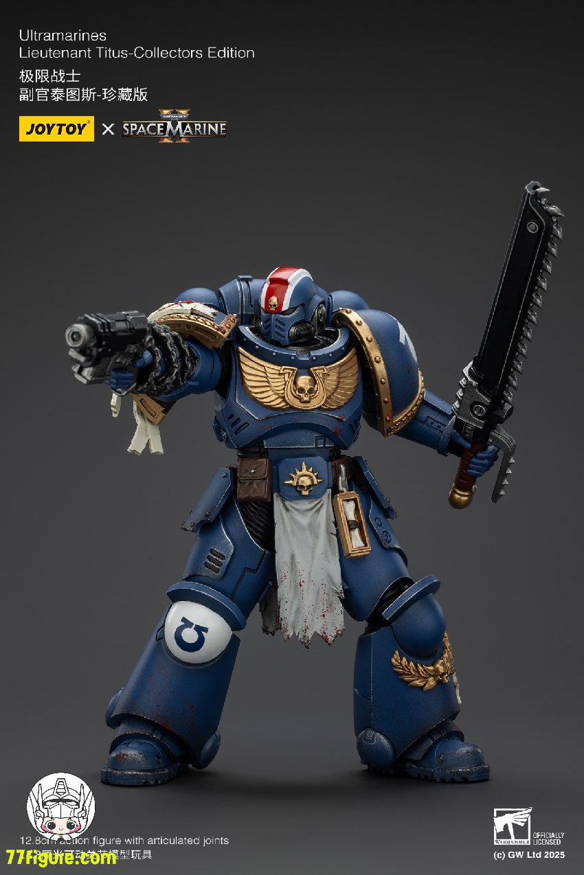 【予約商品】ジョイトイ JoyToy Source 1/18 『ウォーハンマー40K』ウルトラマリン タイタス中尉 - コレクターズ版 塗装済み可動フィギュア