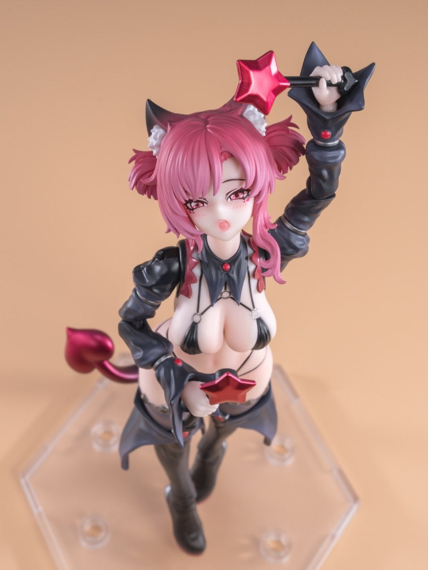 【予約商品】次元具像 1/12 見習い魔女 星川猫 赤髪 Ver. 塗装済み可動フィギュア