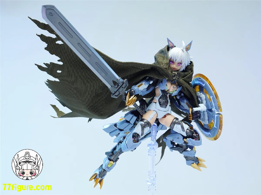 【品切れ】Nuke Matrix 1/12 「ファンタジーガール・サイバーフォレスト」マッドウルフ カロリーナ・ロルフ プラモデル