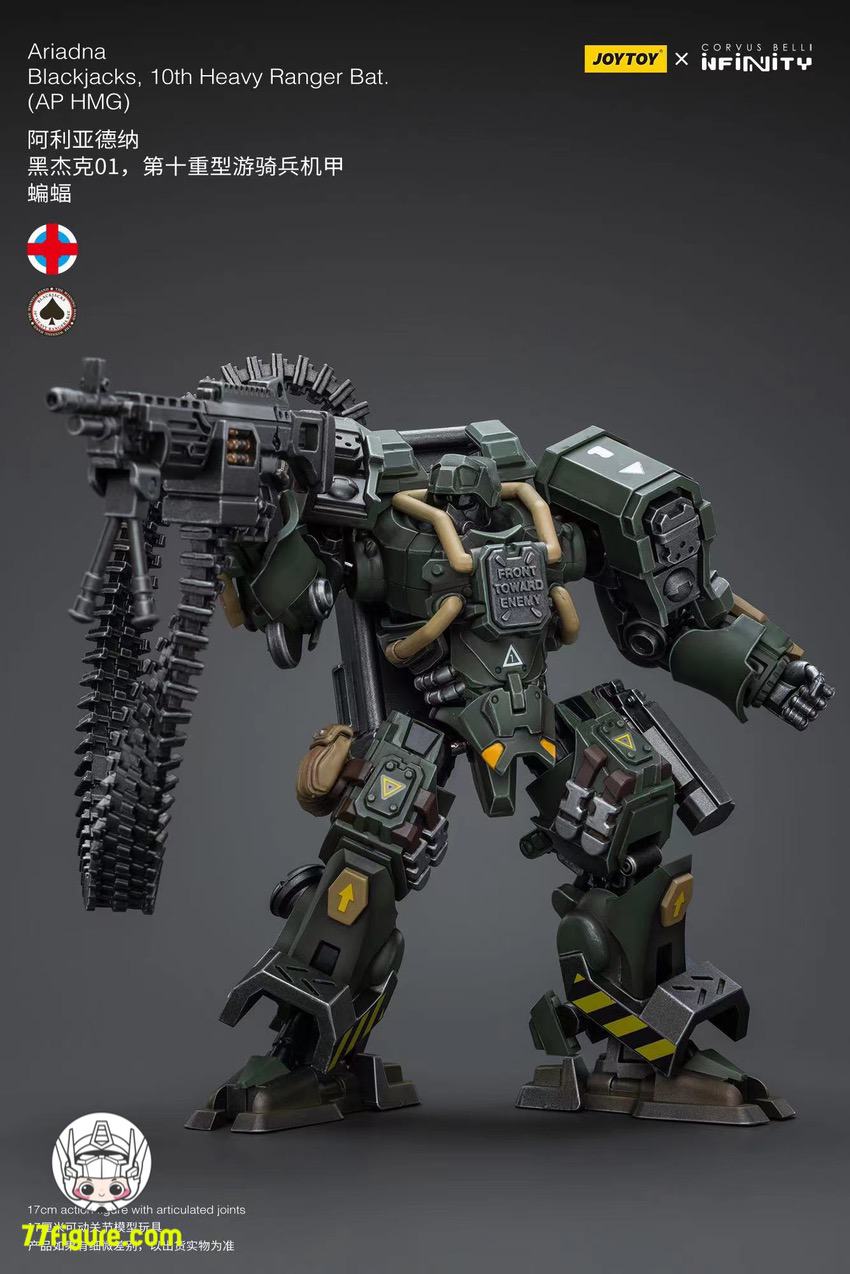 【品切れ】ジョイトイ JoyToy Source 1/18 『Infinity』アリアドナ ブラックジャックス 10 番目のヘビーレンジャー バット (AP HMG) 塗装済み可動フィギュア