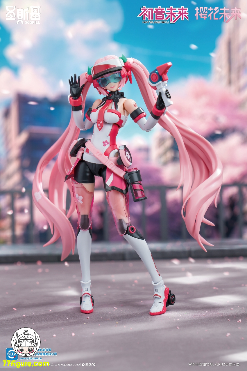 【品切れ】SOSKILL 1/12 初音ミク シリーズ 桜ミク プラモデル