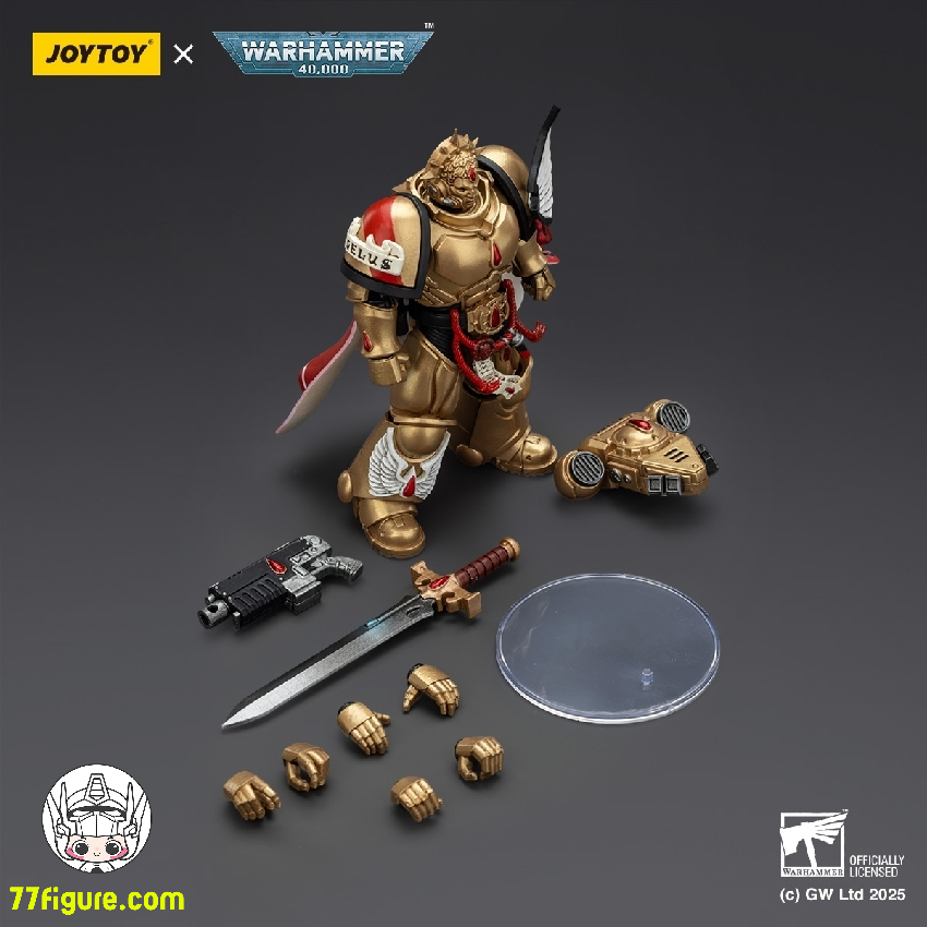 【予約商品】ジョイトイ JoyToy Source 1/18 『ウォーハンマー40K』ブラッド エンジェル キャプテン ヘビー ボルト ピストルとパワーソード付き 塗装済み可動フィギュア