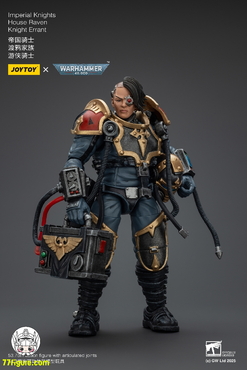【予約商品】ジョイトイ JoyToy Source 1/18 『ウォーハンマー40K』インペリアル ナイト ハウス レイヴン ナイト エラント 塗装済み可動フィギュア