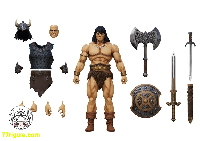 【予約商品】Boss Fight Studio 1/12 コナン・ザ・バーバリアン 黒海岸の略奪者 コナン 塗装済み可動フィギュア