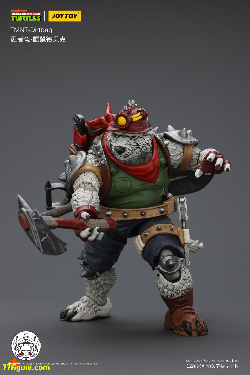 【品切れ】ジョイトイ JoyToy 1/18 ティーンエイジ ミュータント ニンジャ タートルズ 『TMNT 』ダートバッグ 塗装済み可動フィギュア