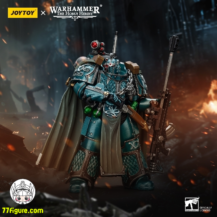 【予約商品】ジョイトイ JoyToy Source 1/18 『ウォーハンマー ホルスの異端』アルファ・レギオン ヘッドハンター ベインストライク コンビボルターとパワーダガー付き 塗装済み可動フィギュア