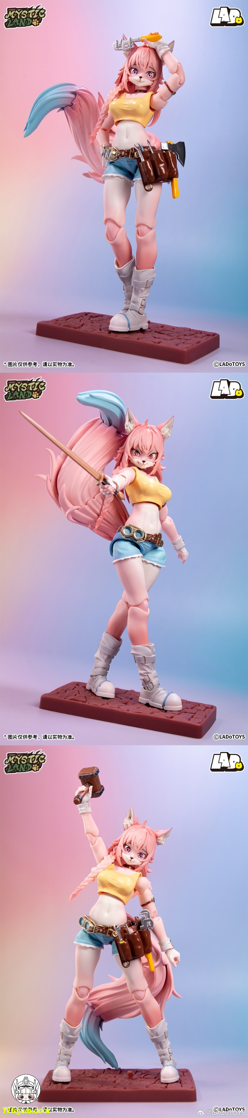 【予約商品】LADoTOYS 1/12 ERA-001CL リヤ・アロペックス・エルペックス キャンディ ランド スタイルVer. 塗装済み可動フィギュア