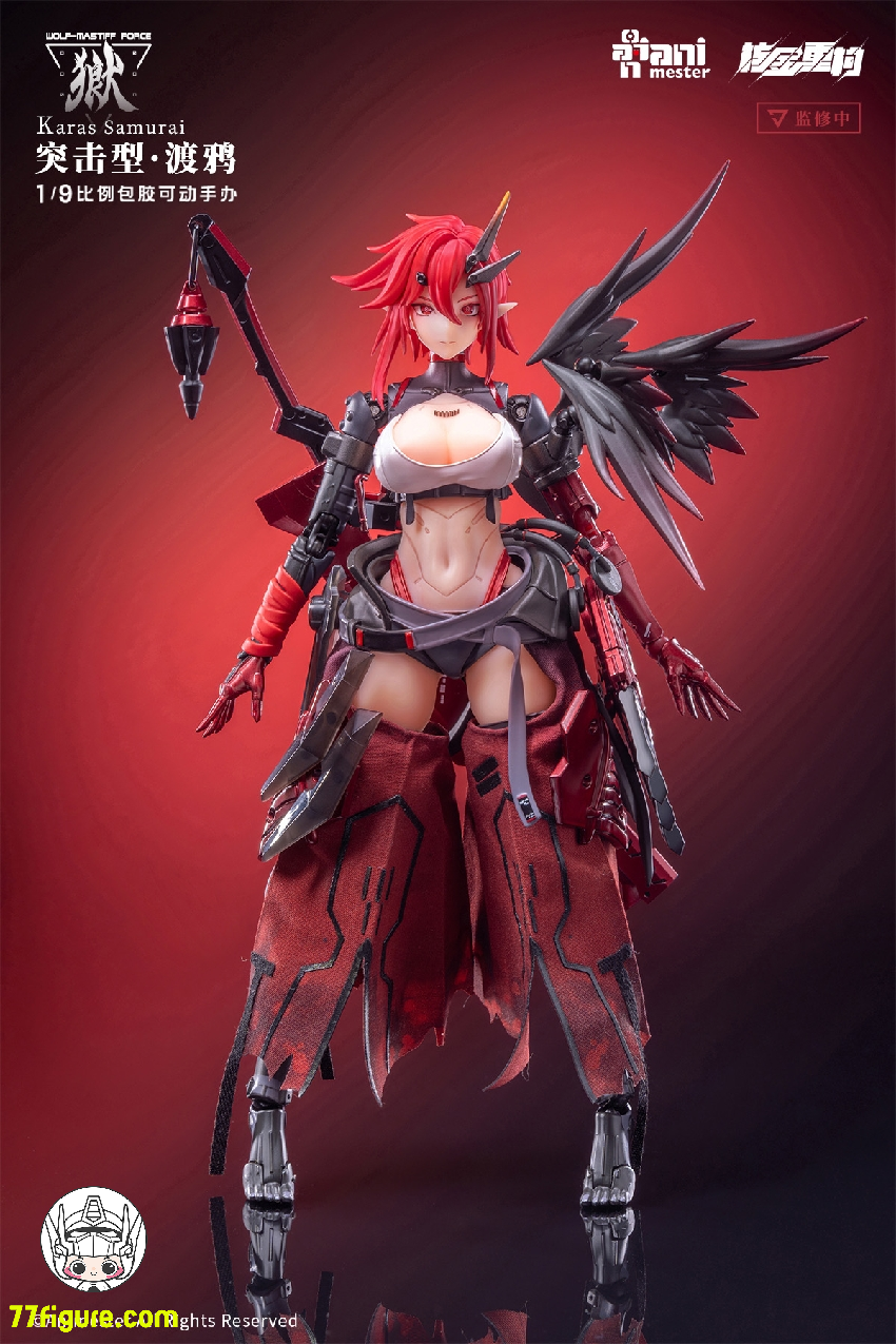 【先行販売】Animester 1/9 ウルフ マスティフ フォース カラス サムライ