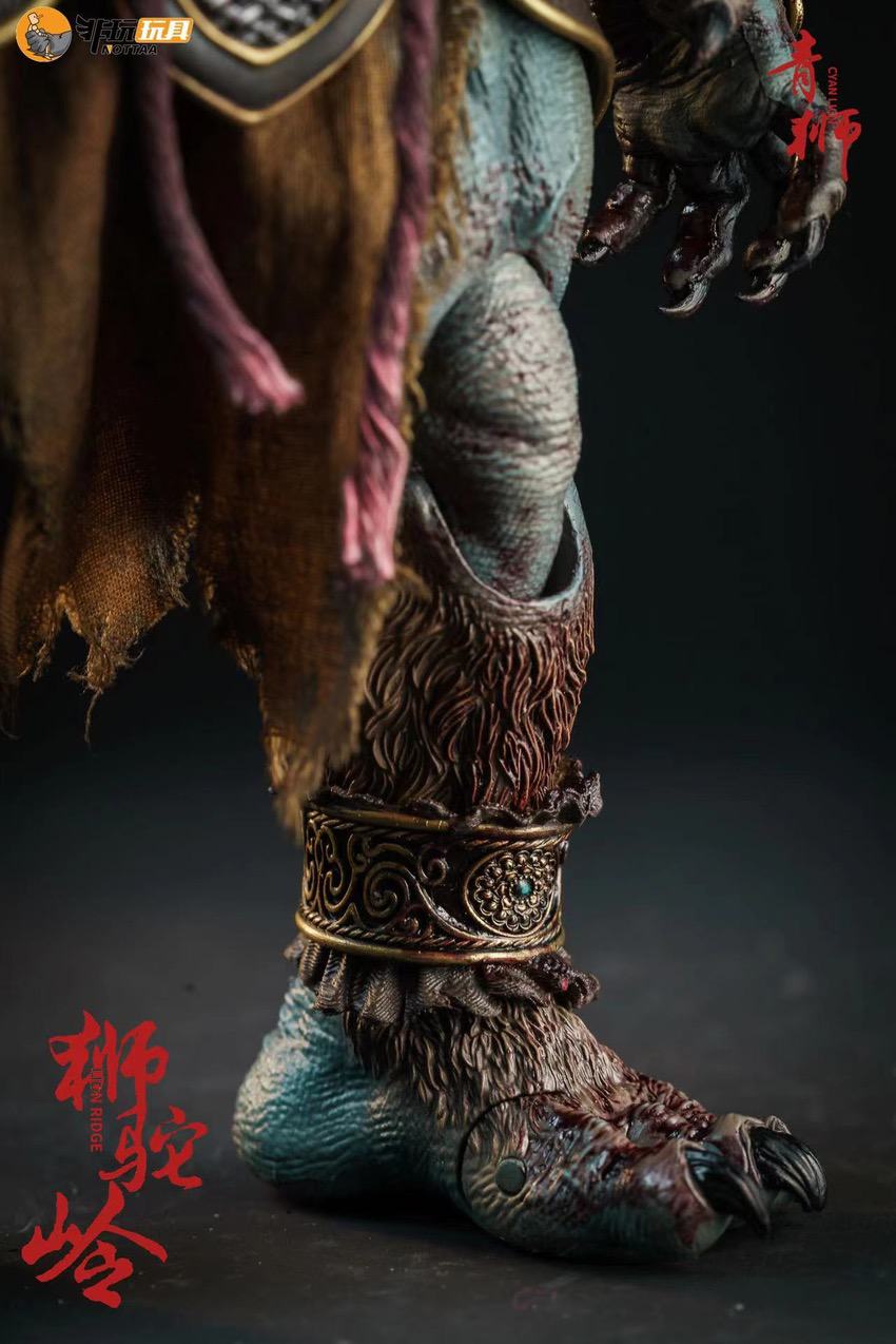 【先行販売】Nottaa 1/12 封魔榜シリーズ 青虎 血痕版 塗装済み可動フィギュア
