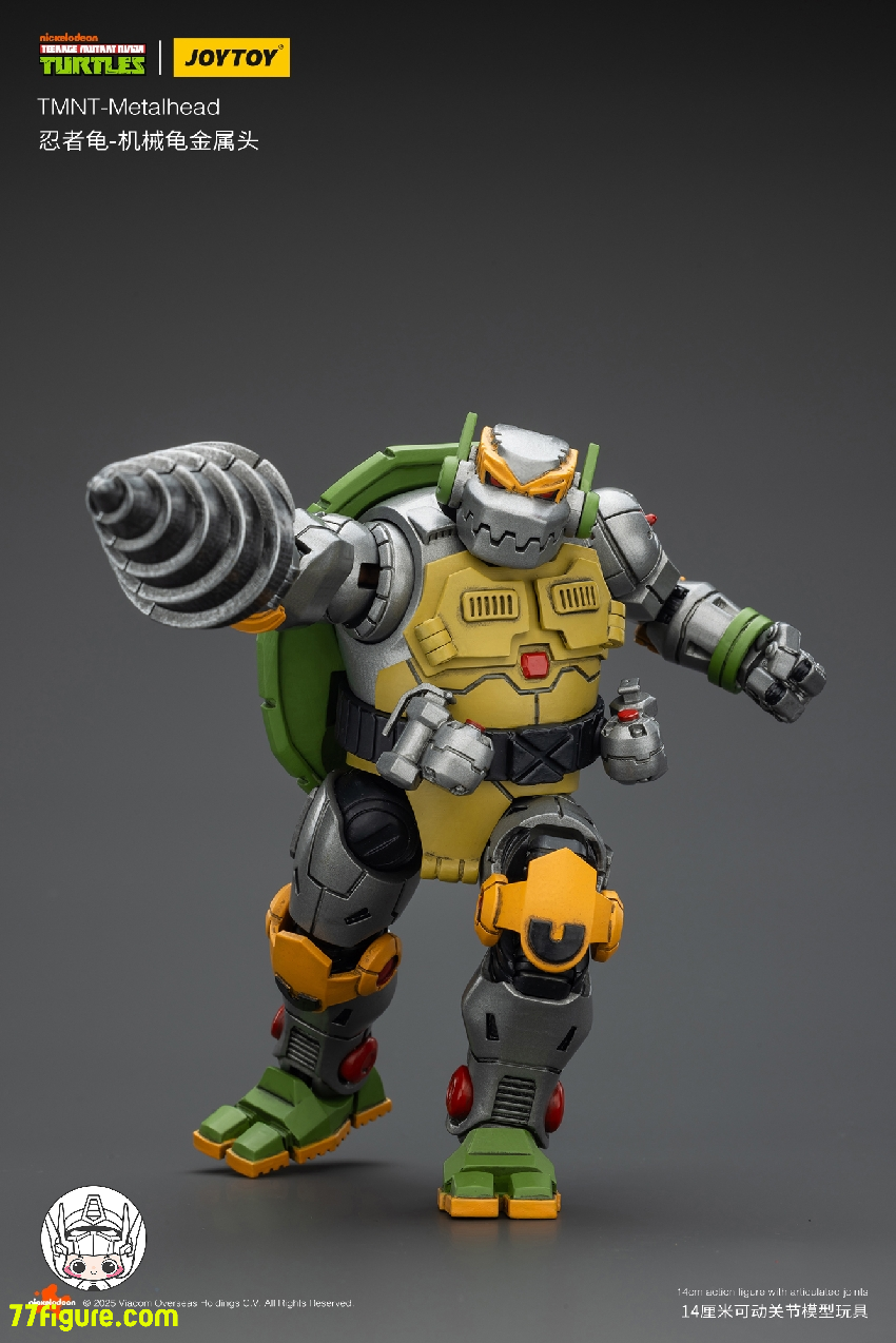 【予約商品】ジョイトイ JoyToy 1/18 ティーンエイジ ミュータント ニンジャ タートルズ 『TMNT 』メタルヘッド 塗装済み可動フィギュア