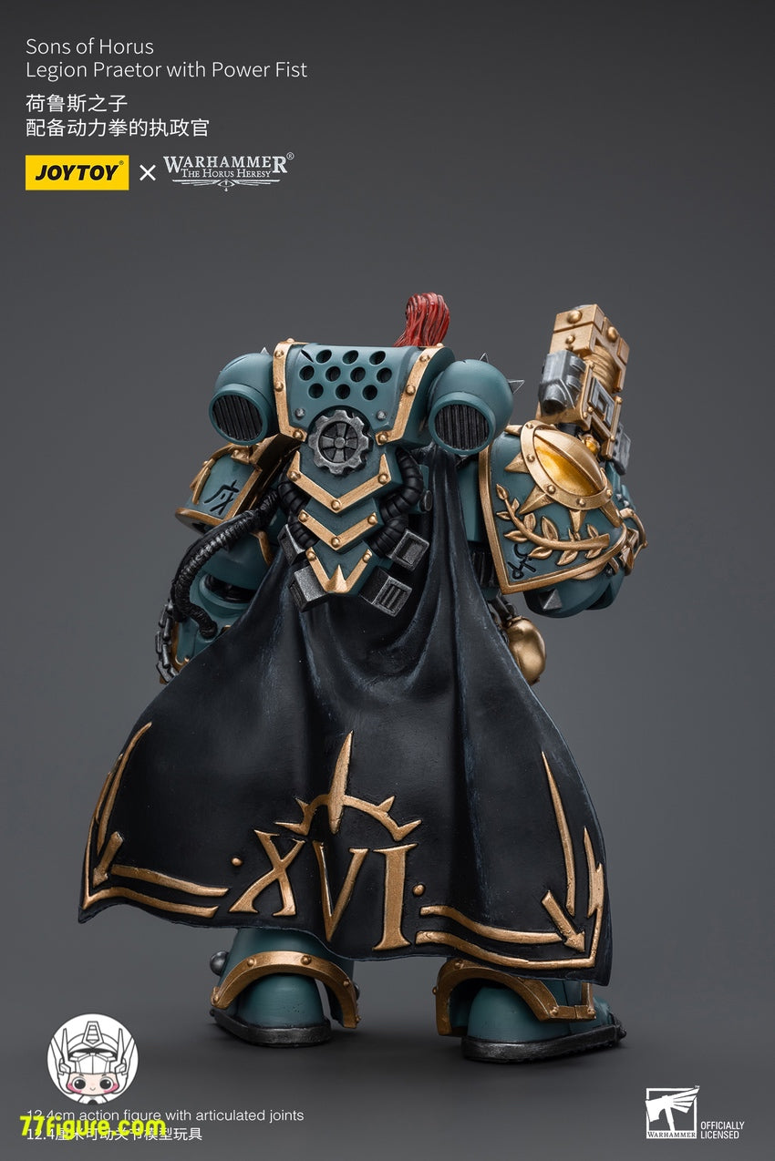 【品切れ】ジョイトイ JoyToy Source 1/18 『ウォーハンマー ホルスの異端』ホルスの息子たち 軍団法務官 パワーフィスト付き 塗装済み可動フィギュア