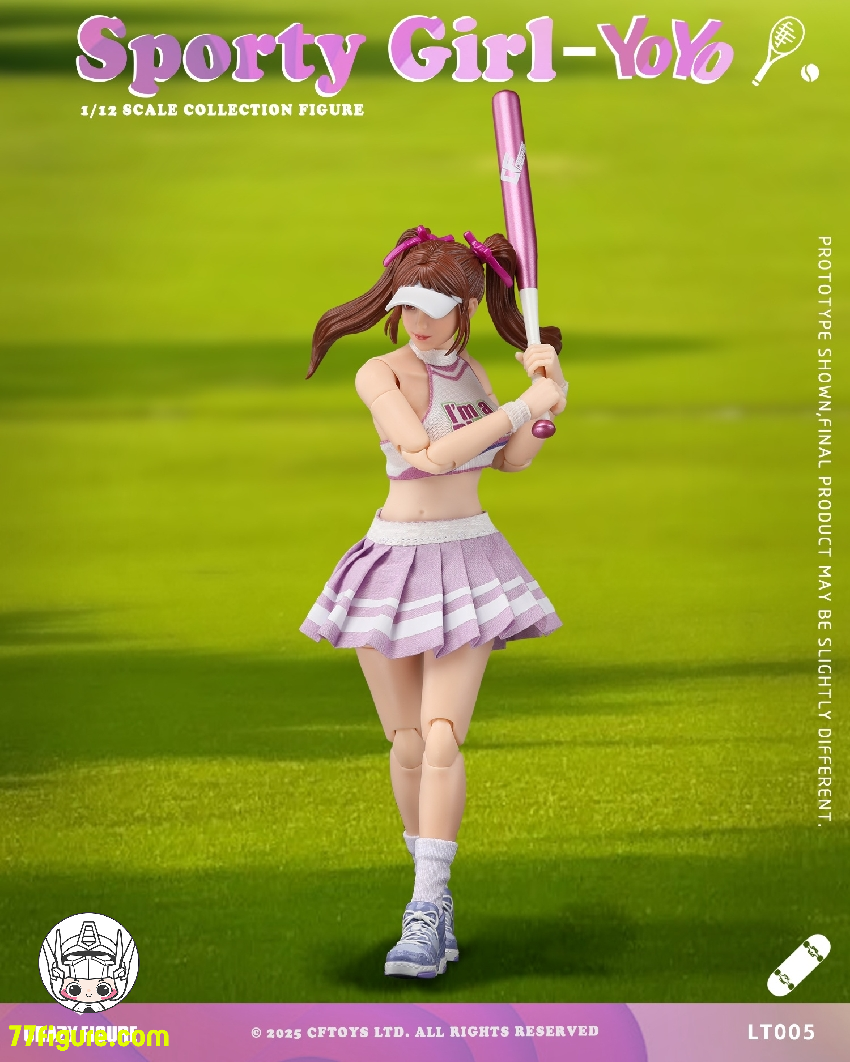 【予約商品】Crazy Figure 1/12 LT005 スポーティガール ヨーヨー 塗装済み可動フィギュア