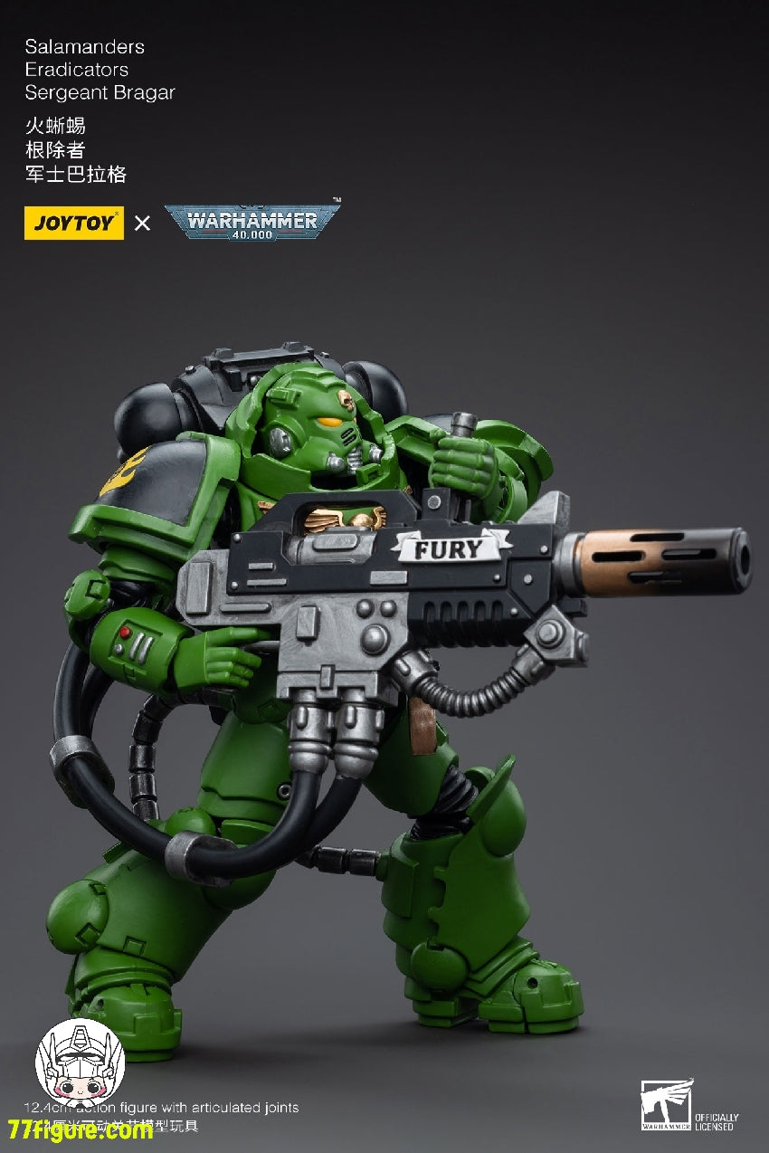 ジョイトイ JoyToy Source 1/18 『ウォーハンマー40K』サラマンダー 根絶者 サージェント・ブラガー 塗装済み可動フィギュア