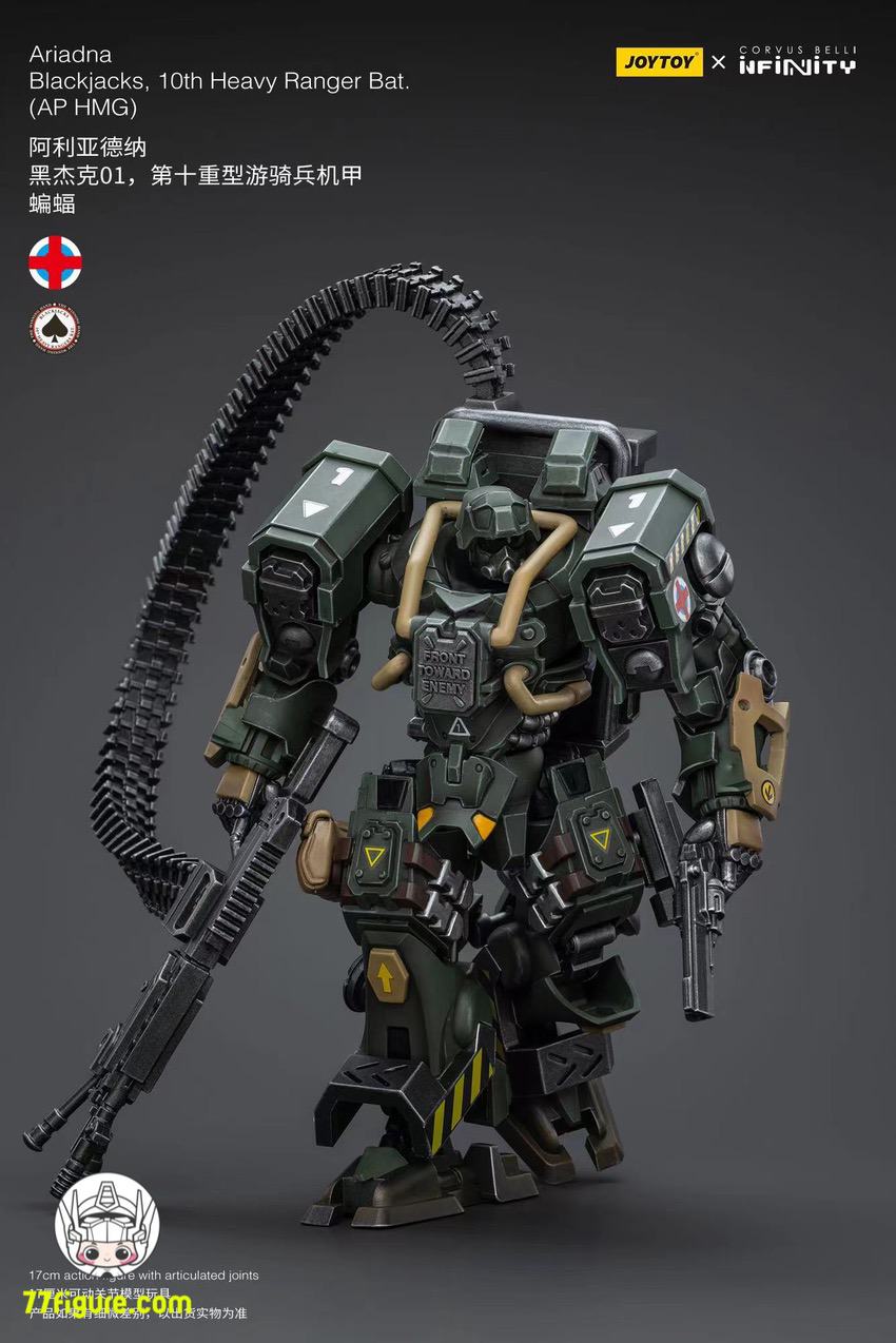 【品切れ】ジョイトイ JoyToy Source 1/18 『Infinity』アリアドナ ブラックジャックス 10 番目のヘビーレンジャー バット (AP HMG) 塗装済み可動フィギュア