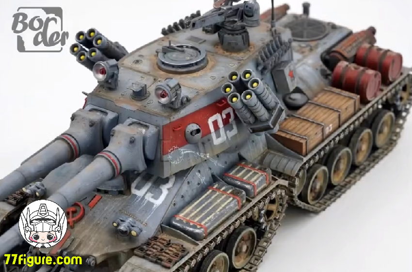 【品切れ】Border Model 1/35 コマンド&コンカー:レッドアラート 天啓 Apocalypse タンク 2.0 プラモデル