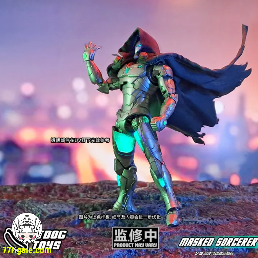 【先行販売】Hotdog Toys 1/12 仮面の魔術師 塗装済み可動フィギュア