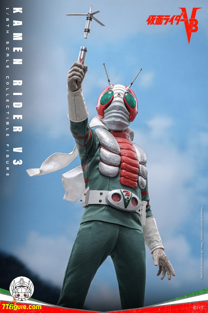 【予約商品】HotToys 1/6 TMS162B 仮面ライダーV3 風見志郎 限定版 塗装済み可動フィギュア