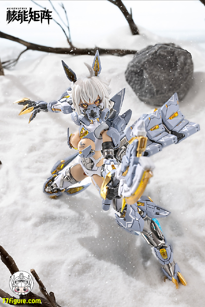 【品切れ】Nuke Matrix 1/12 「ファンタジーガール・サイバーフォレスト」マッドウルフ カロリーナ・ロルフ プラモデル