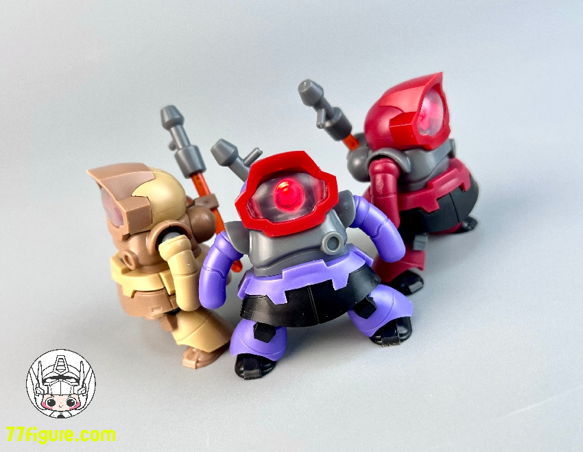 【品切れ】超星 Studio SD ガンダム MS-09R リック ドム プラモデル 三体セット