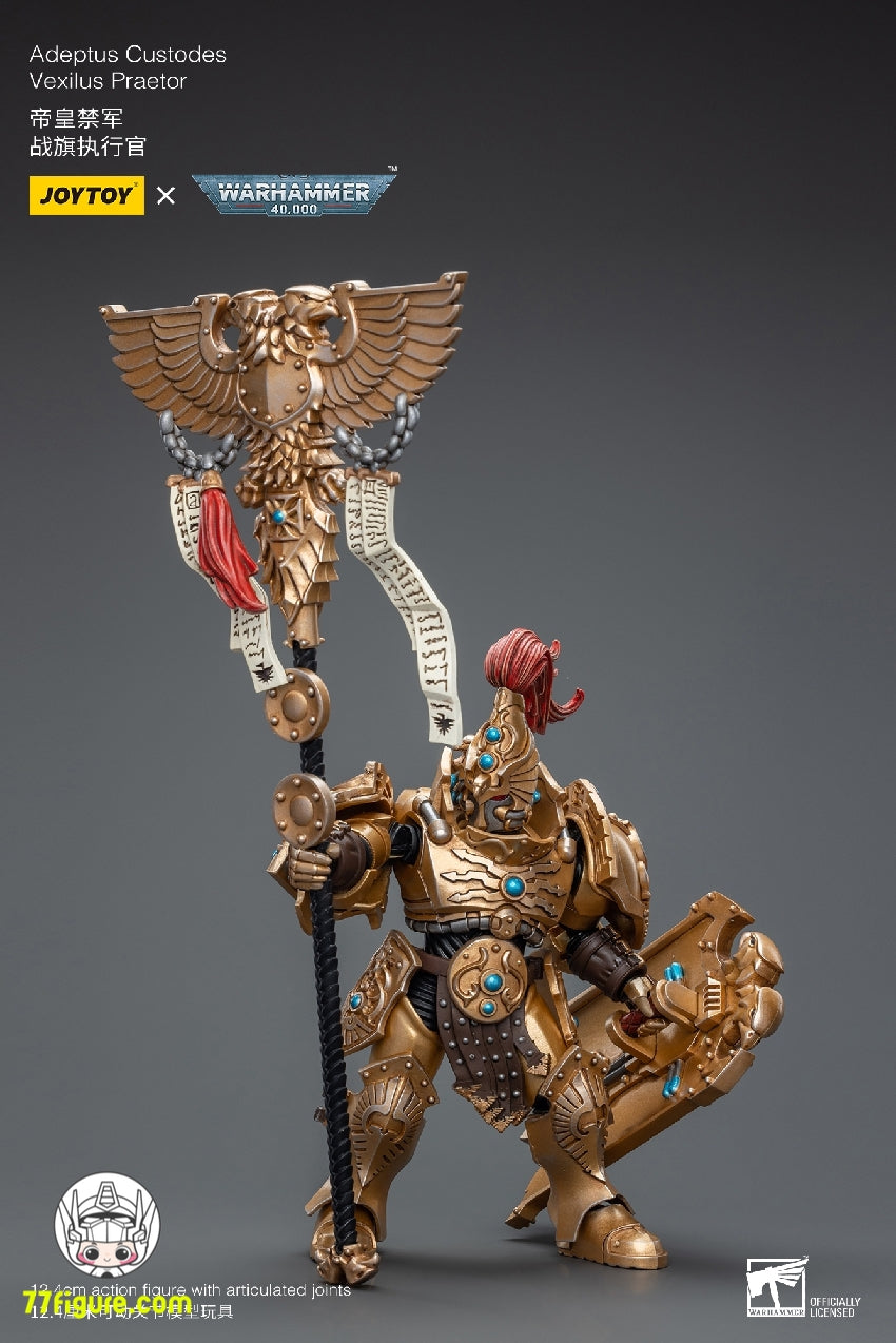 【品切れ】ジョイトイ JoyToy Source 1/18 『ウォーハンマー40K』アデプト・ガーディアンズ ベクシラス プラエター 塗装済み可動フィギュア