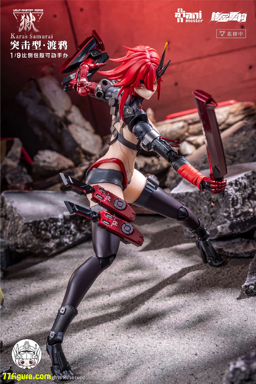【先行販売】Animester 1/9 ウルフ マスティフ フォース カラス サムライ