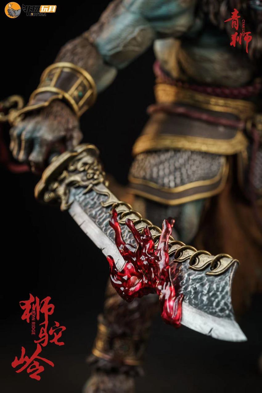【先行販売】Nottaa 1/12 封魔榜シリーズ 青虎 血痕版 塗装済み可動フィギュア