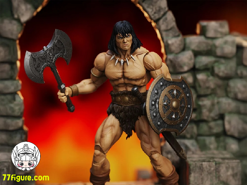 【予約商品】Boss Fight Studio 1/12 コナン・ザ・バーバリアン 黒海岸の略奪者 コナン 塗装済み可動フィギュア