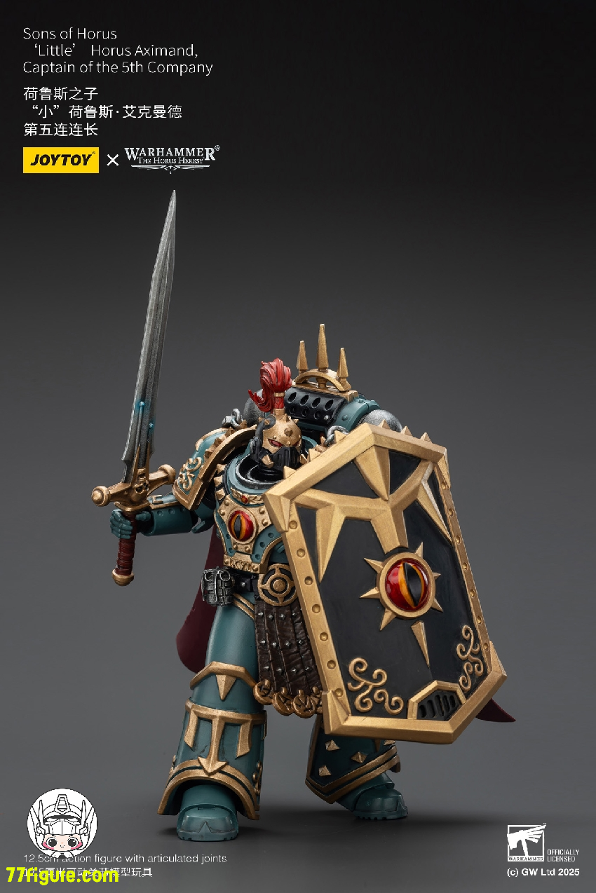 【予約商品】ジョイトイ JoyToy Source 1/18 『ウォーハンマー ホルスの異端』第5中隊長 リトル・ホルス・アクシマンド 塗装済み可動フィギュア