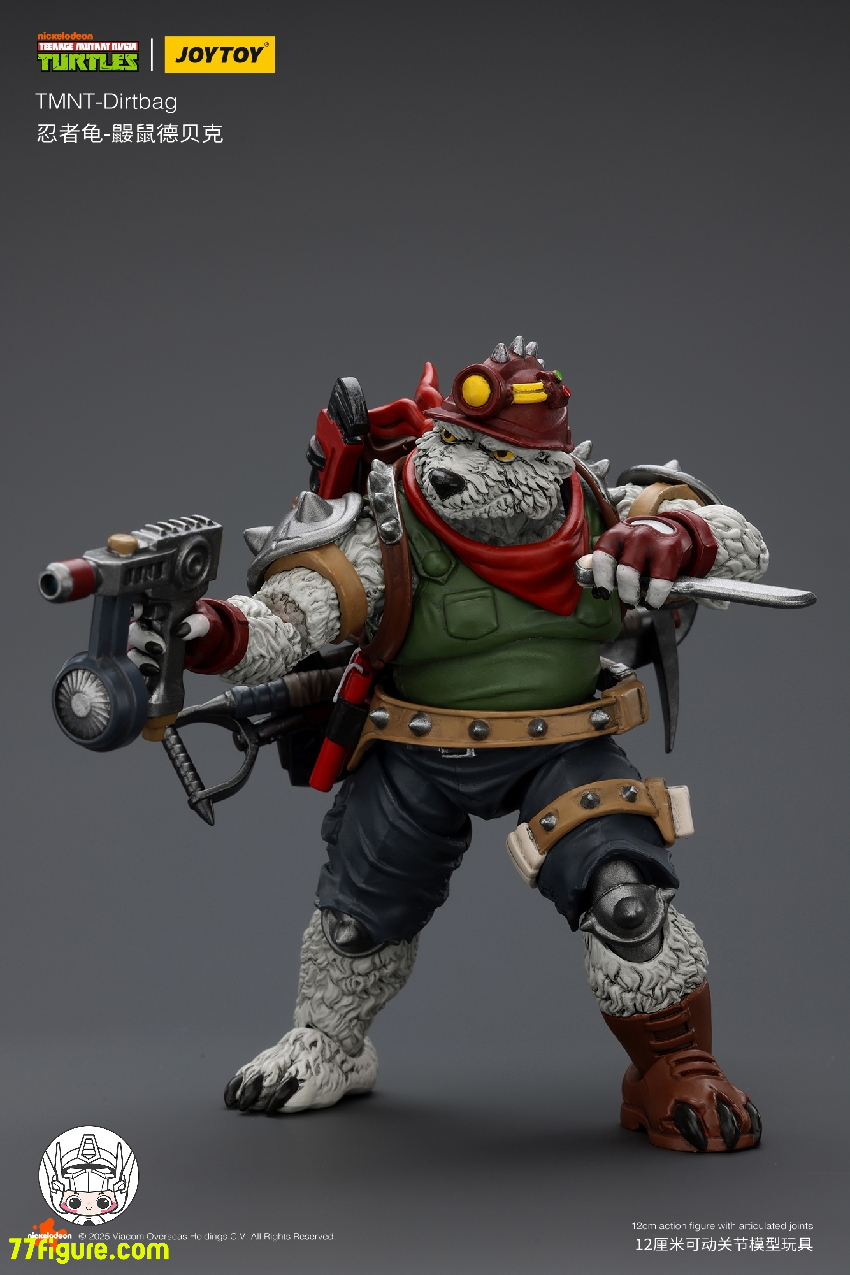 【品切れ】ジョイトイ JoyToy 1/18 ティーンエイジ ミュータント ニンジャ タートルズ 『TMNT 』ダートバッグ 塗装済み可動フィギュア