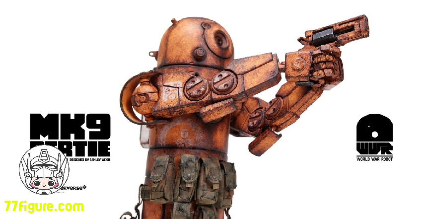 【予約商品】Underverse 1/6 UV202418 ワールド・ウォー・ロボット デザートアルファ バーティー MK9 塗装済み可動フィギュア