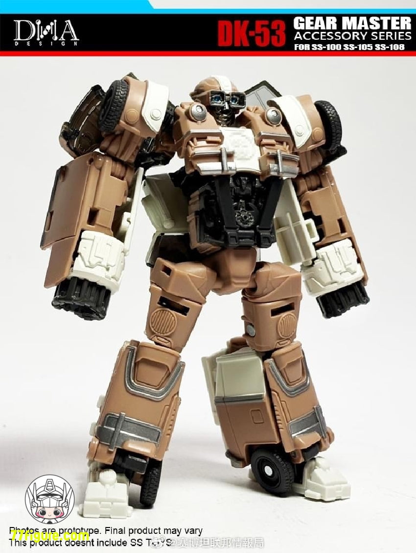 【品切れ】DNA Design DK-53 SS-100 バンブルビー & SS-105 ミラージュ & SS-108 ホイールジャック用 アップグレードキット ボーナス付き