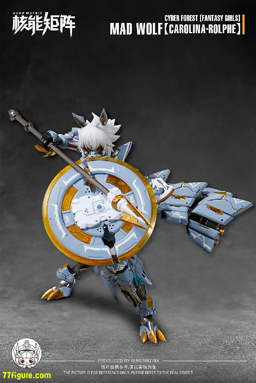 【品切れ】Nuke Matrix 1/12 「ファンタジーガール・サイバーフォレスト」マッドウルフ カロリーナ・ロルフ プラモデル