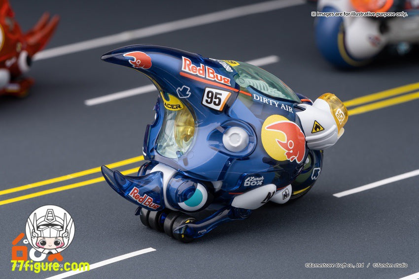 【品切れ】核誠治造 Earnestcore Craft ランチボックス シリーズ 大兜丸 紅牛甲虫車隊 青透明版 プラモデル